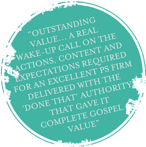 “Outstanding value, a real wake-up call...”
